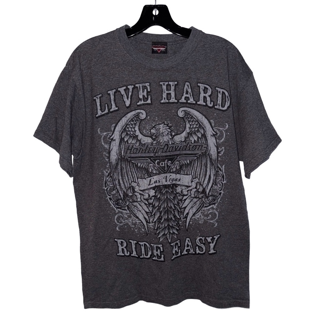 Harley-Davidson Live Hard Ride Easy Graphic Teeβ
